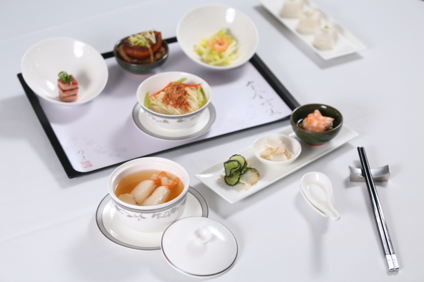シンガポール航空ビジネスクラス・ファーストクラス・スイートクラスの中華料理