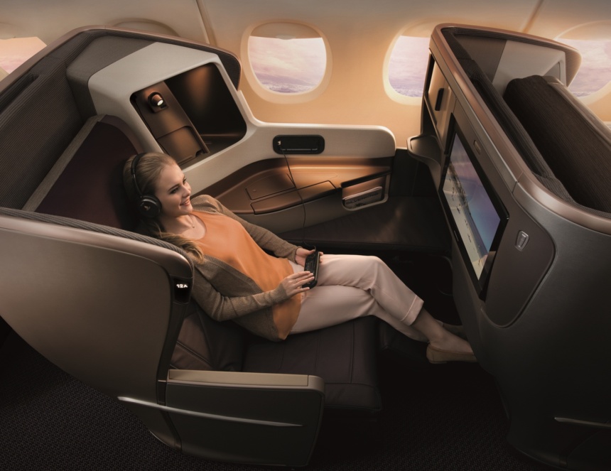 シンガポール航空A350-900および777-300ERビジネスクラス