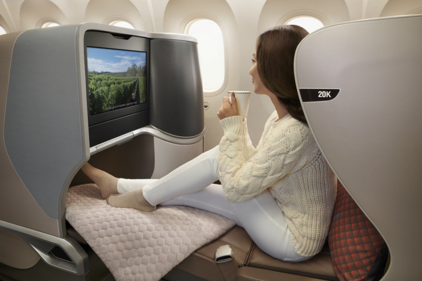 シンガポール航空787-10ビジネスクラス新シート