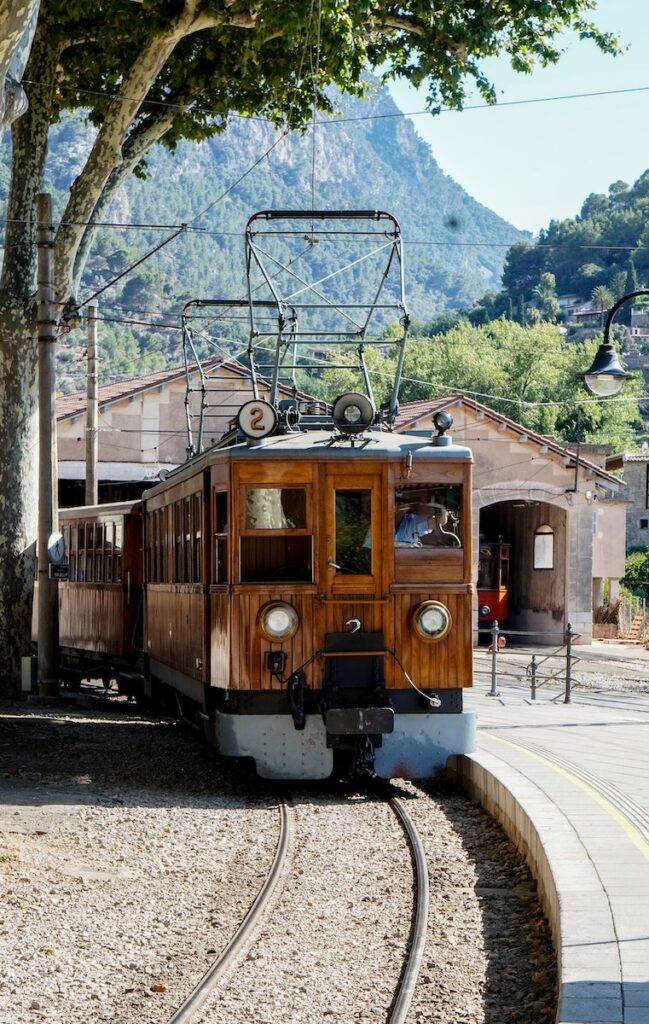 Vintage Soller Train in Spain