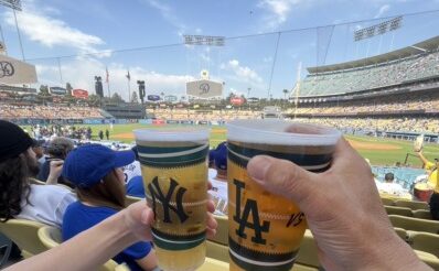 ドジャースタジアムの美味しいビール