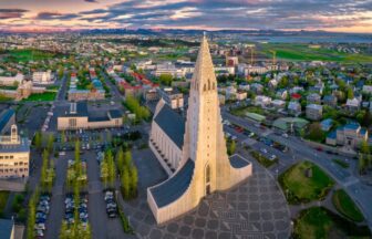 レイキャビックの全景。