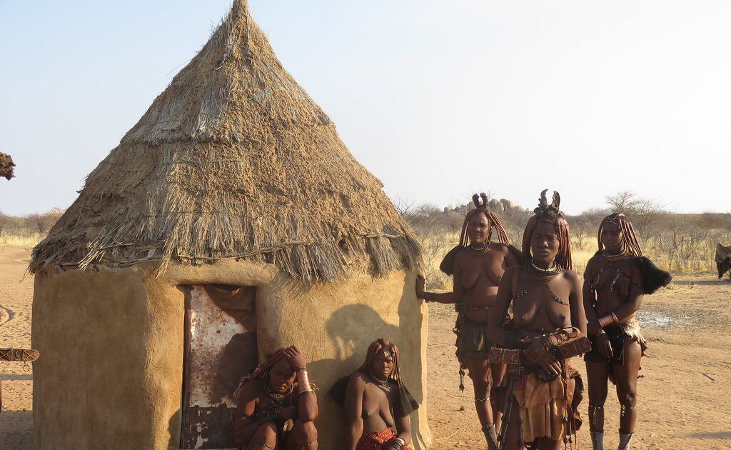 ナミビア一の美しい部族のヒンバ族
