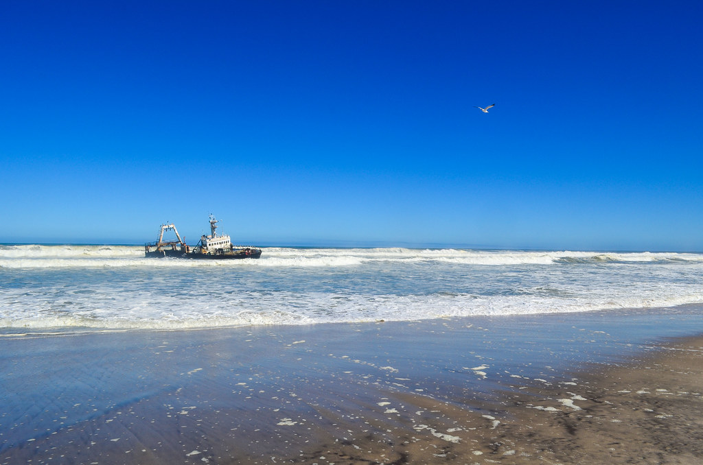 スケルトンコーストの難破船