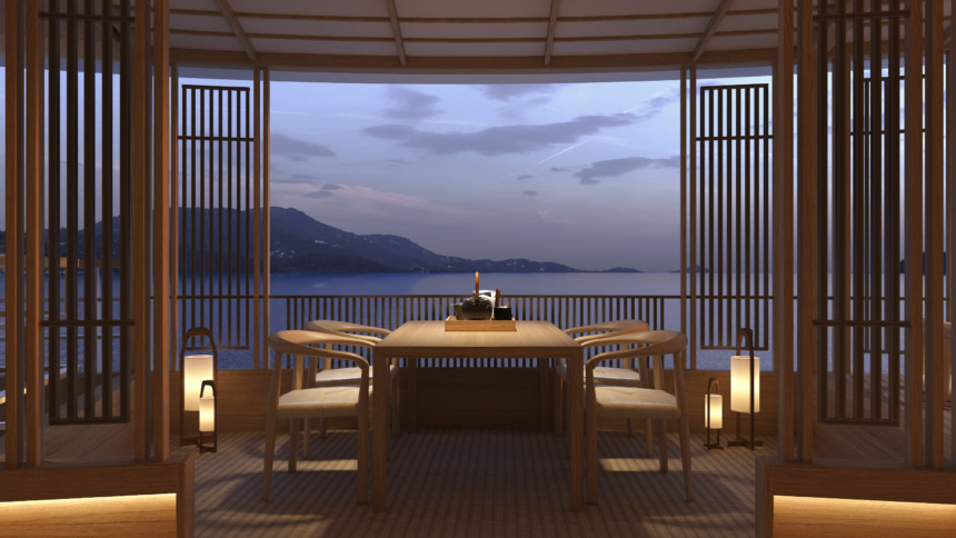 「あかり」おまかせカウンターと日本酒バーがる日本食レストラン。