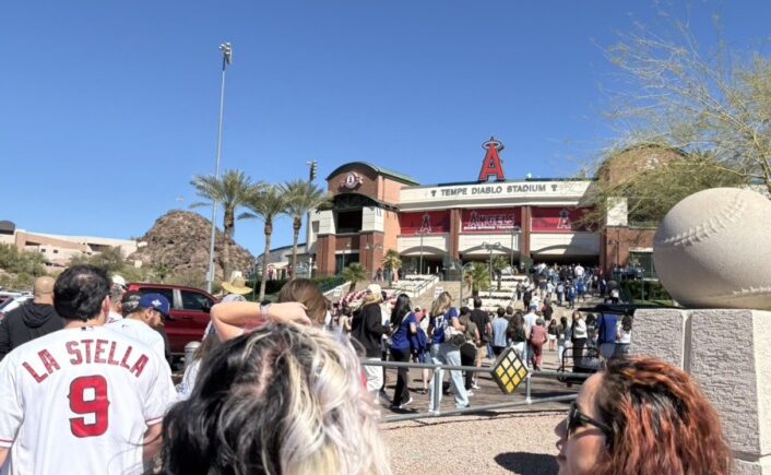 エンゼルスのキャンプ地のチェイス・フィールド