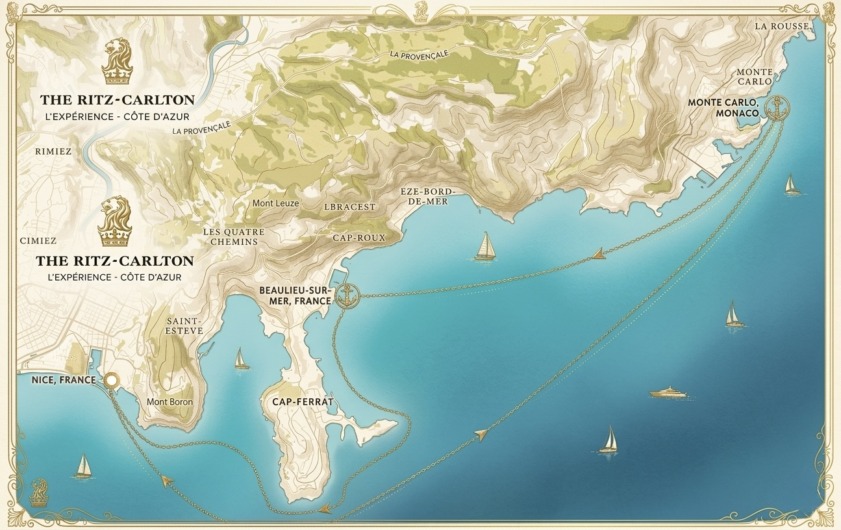 アマンガティで愉しむニース発着のモナコ・グランプリ航路。モンテカルロの熱気とコート・ダジュールの静謐を、全室スイートのヨットで味わう5泊6日。寄港地、旅程、客室の魅力を詳しく紹介。