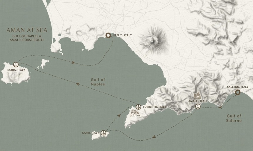 アマンガティおすすめコース：サレルノ 〜 ナポリ 2027年6月25日 〜 2027年6月30日 5泊6日