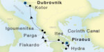 2021年7月3日：世界の絶景コリントス運河を通過するイオニア海7泊8日 （アテネ～ドブロブニク）： シードリーム・ヨットクラブ